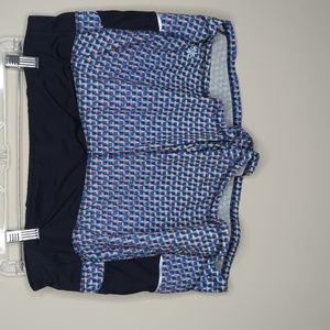 Athleta blue and purple athletic shorts size large